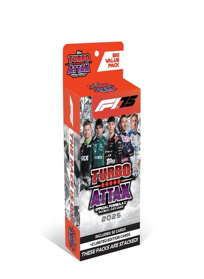 Topps Turbo Attax Formula 1® 2025 Trading and Collectible Card Game (Big Value Pack) - Image 1